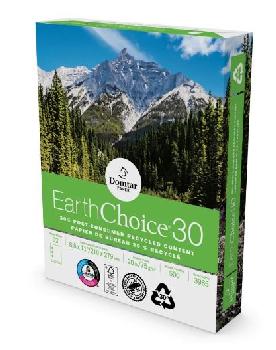 Domtar® EarthChoice™ White 20 lb. 3-Hole Punched 92 Bright Recycled Copy Paper 8.5x11 in. 5000 Sheets per Carton